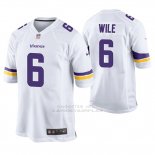 Camiseta NFL Game Hombre Minnesota Vikings Matt Wile Blanco