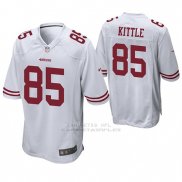 Camiseta NFL Game Hombre San Francisco 49ers George Kittle Blanco