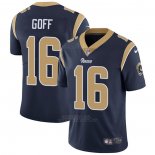Camiseta NFL Game Los Angeles Rams 16 Jared Goff Azul