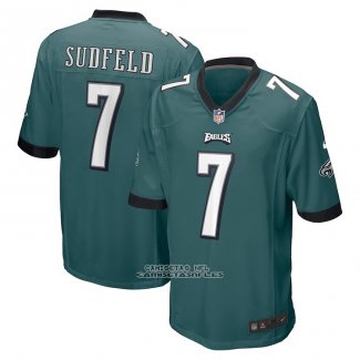 Camiseta NFL Game Philadelphia Eagles Nate Sudfeld Verde