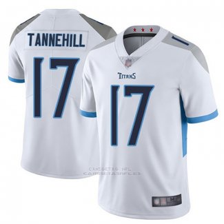 Camiseta NFL Game Tennessee Titans 17 Ryan Tannehil Blanco