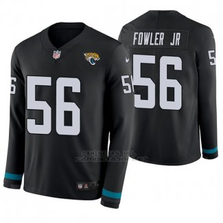 Camiseta NFL Hombre Jacksonville Jaguars Dante Fowler Jr. Negro Therma Manga Larga