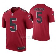 Camiseta NFL Legend Hombre Atlanta Falcons Morten Andersen Rojo Color Rush