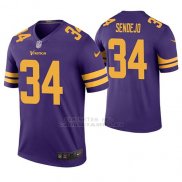 Camiseta NFL Legend Hombre Minnesota Vikings Andrew Sendejo Violeta Color Rush