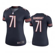 Camiseta NFL Legend Mujer Chicago Bears Arlington Hambright Azul Color Rush