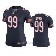 Camiseta NFL Legend Mujer Chicago Bears Trevis Gipson Azul Color Rush