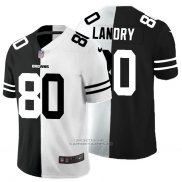 Camiseta NFL Limited Cleveland Browns Landry Black White Split