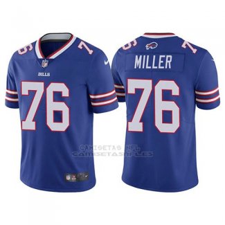Camiseta NFL Limited Hombre Buffalo Bills John Miller Azul Vapor Untouchable Player