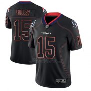 Camiseta NFL Limited Hombre Houston Texans Will Fuller Negro Color Rush 2018 Lights Out
