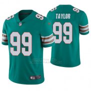 Camiseta NFL Limited Hombre Miami Dolphins Jason Taylor Aqua Vapor Untouchable