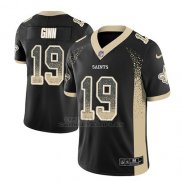 Camiseta NFL Limited Hombre New Orleans Saints Ted Ginn Saints Negro 2018 Drift Fashion Color Rush