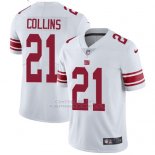 Camiseta NFL Limited Hombre New York Giants 21 Landon Collins Blanco Stitched Vapor Untouchable