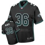 Camiseta NFL Limited Hombre Philadelphia Eagles 36 Jay Ajayi Negro Alternate Stitched Drift Fashion