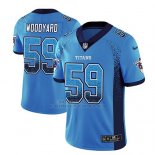 Camiseta NFL Limited Hombre Tennessee Titans Wesley Woodyard Light Azul 2018 Drift Fashion Color Rush