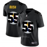 Camiseta NFL Limited Pittsburgh Steelers Bush Logo Dual Overlap Negro