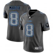 Camiseta NFL Limited Tennessee Titans Mariota Static Fashion Gris