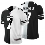 Camiseta NFL Limited Washington Commanders Haskins JR Black White Split