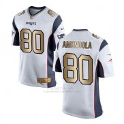 Camiseta New England Patriots Amendola Blanco Nike Gold Game NFL Hombre