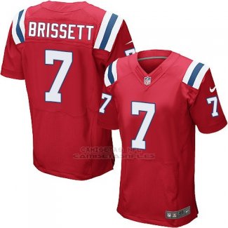 Camiseta New England Patriots Brissett Rojo Nike Elite NFL Hombre