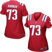 Camiseta New England Patriots Hannah Rojo Nike Game NFL Mujer