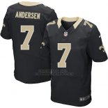 Camiseta New Orleans Saints Andersen Negro Nike Elite NFL Hombre