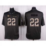Camiseta New Orleans Saints Ingram Apagado Gris Nike Anthracite Salute To Service NFL Hombre