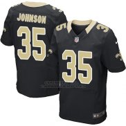 Camiseta New Orleans Saints Johnson Negro Nike Elite NFL Hombre