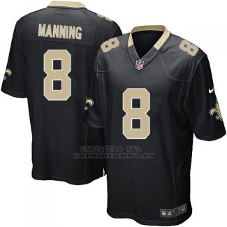 Camiseta New Orleans Saints Manning Negro Nike Game NFL Hombre