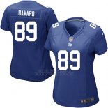 Camiseta New York Giants Bavaro Azul Nike Game NFL Mujer