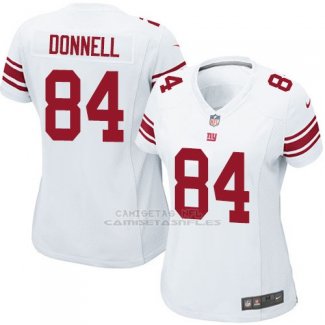 Camiseta New York Giants Donnell Blanco Nike Game NFL Mujer