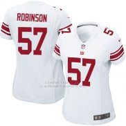 Camiseta New York Giants Robinson Blanco Nike Game NFL Mujer
