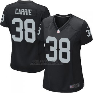 Camiseta Philadelphia Eagles Carrie Negro Nike Game NFL Mujer