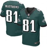 Camiseta Philadelphia Eagles Matthews Verde Nike Elite NFL Oscuro Hombre