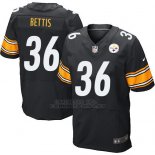 Camiseta Pittsburgh Steelers Bettis Negro Nike Elite NFL Hombre