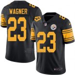 Camiseta Pittsburgh Steelers Wagner Negro Nike Legend NFL Hombre
