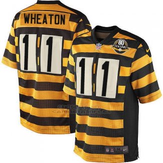 Camiseta Pittsburgh Steelers Wheaton Amarillo Nike Game NFL Nino