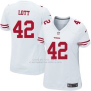 Camiseta San Francisco 49ers Lott Blanco Nike Game NFL Mujer