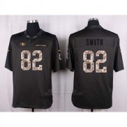 Camiseta San Francisco 49ers Smith Apagado Gris Nike Anthracite Salute To Service NFL Hombre