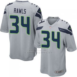 Camiseta Seattle Seahawks Rawls Gris Nike Game NFL Hombre