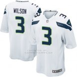 Camiseta Seattle Seahawks Wilson Blanco Nike Game NFL Hombre