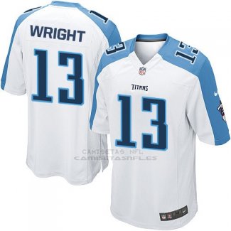 Camiseta Tennessee Titans Wright Blanco Nike Game NFL Hombre