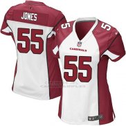 Camiseta Arizona Cardinals Jones Blanco Rojo Nike Game NFL Mujer