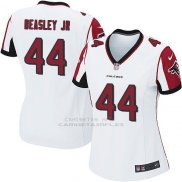 Camiseta Atlanta Falcons Beasley Jr Nike Game NFL Blanco Mujer
