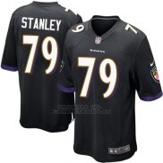 Camiseta Baltimore Ravens Stanley Negro Nike Game NFL Nino