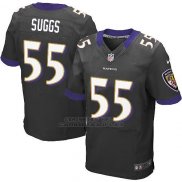 Camiseta Baltimore Ravens Suggs Negro Nike Elite NFL Hombre