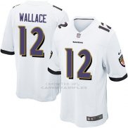 Camiseta Baltimore Ravens Wallace Blanco Nike Game NFL Hombre