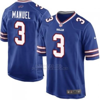 Camiseta Buffalo Bills Manuel Azul Nike Game NFL Hombre