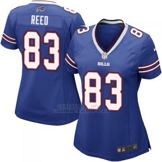 Camiseta Buffalo Bills Reed Azul Nike Game NFL Mujer