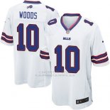 Camiseta Buffalo Bills Woods Blanco Nike Game NFL Hombre