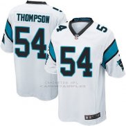 Camiseta Carolina Panthers Thompson Blanco Nike Game NFL Nino
